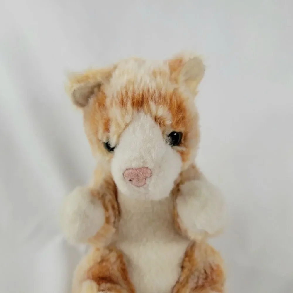 Douglas Cuddle Toys Lil Baby Orange Stripe Tabby Cat Kitten Plush Stuffed Animal